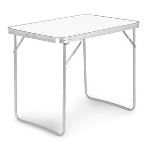 MODERNHOME Campingový rozkládací stůl Tena 70x50 cm bílý