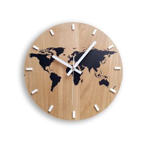 Mazur Nástěnné hodiny World Wood černé