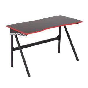 Herní stůl Genesis ModernHome 120 cm černý/červený 