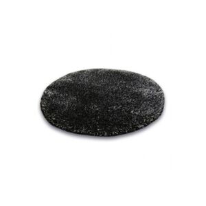 3kraft Kulatý koberec SHAGGY NARIN černý meloun, velikost kruh 80