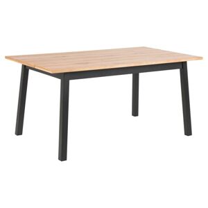 Actona Jídelní stůl Chara 160x90 cm divoký dub/černý