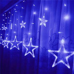 MULTISTORE Vánoční světelný LED řetěz Stars Lights 400 cm modrý