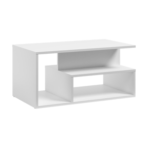 MJ-Furniture Konferenční stolek Leka 90x51 cm bílý