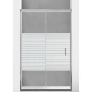 Sprchové dveře MEXEN Apia 140cm stříbrný