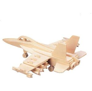 Woodcraft construction kit Dřevěné 3D puzzle STÍHAČKA hnědé