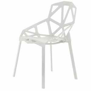 MODERNHOME Sada 4 židlí SPIDER bílá 