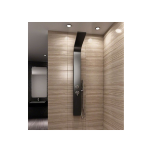 Sprchový panel REA BLACK 150x50 cm