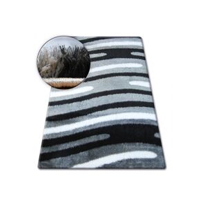 Dywany Lusczow Kusový koberec SHAGGY VERONA SEAN šedý, velikost 200x290