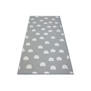 Dywany Lusczow Dětský koberec CLOUDS šedý, velikost 100x100