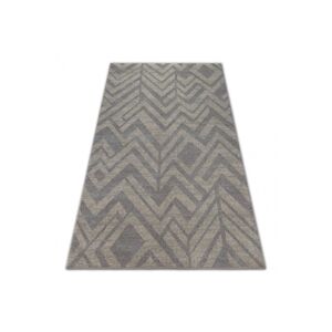 Dywany Lusczow Kusový koberec SOFT ETNO hnědý, velikost 160x220