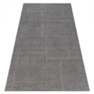 3kraft Kusový koberec SOFT RECTANGLE béžovo-hnědý, velikost 280x370