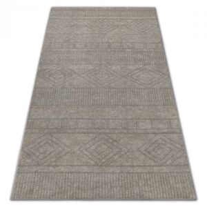 Dywany Lusczow Kusový koberec SOFT AZTEK krémovo-béžový, velikost 140x190