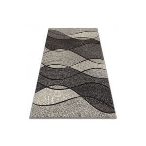 Dywany Lusczow Kusový koberec FEEL Waves šedý, velikost 280x370