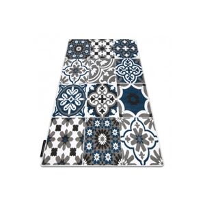 Dywany Lusczow Kusový koberec ALTER Porto květiny modrý, velikost 280x370