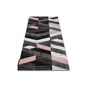 Dywany Lusczow Kusový koberec ALTER Bax pruhy růžový, velikost 240x330