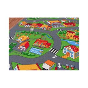 Dywany Lusczow Dětský koberec ROAD barevný, velikost 200x400