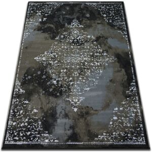Dywany Lusczow Kusový koberec VOGUE 478 černý / hnědý, velikost 240x330