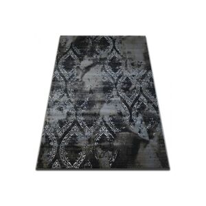 Dywany Lusczow Kusový koberec VOGUE 093 černý / hnědý, velikost 240x330