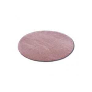 3kraft Kulatý koberec SHAGGY MICRO růžový, velikost kruh 120
