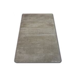 Dywany Lusczow Kusový koberec SHAGGY MICRO tmavě béžový, velikost 80x150