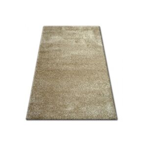 3kraft Kusový koberec SHAGGY NARIN tmavě béžový, velikost 80x150