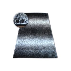 3kraft Kusový koberec Shaggy SPACE 3D WILL černý / šedý, velikost 180x270