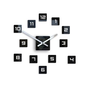 Mazur 3D nalepovací hodiny Cube černé