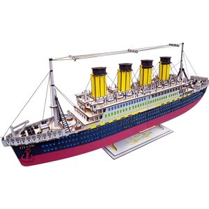 Woodcraft construction kit Dřevěné 3D puzzle Titanic