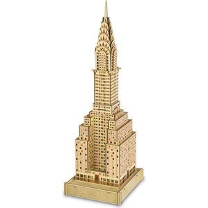 Woodcraft construction kit Dřevěné 3D puzzle Chrysler Building