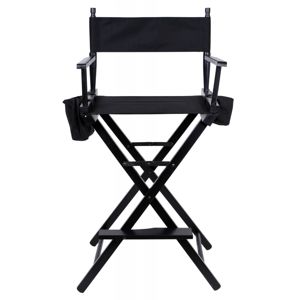 TZB Skládací kosmetická židle Spielberg černá