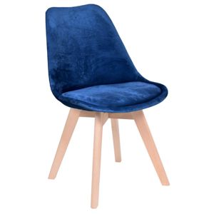 TZB Židle Nantes Velvet modrá